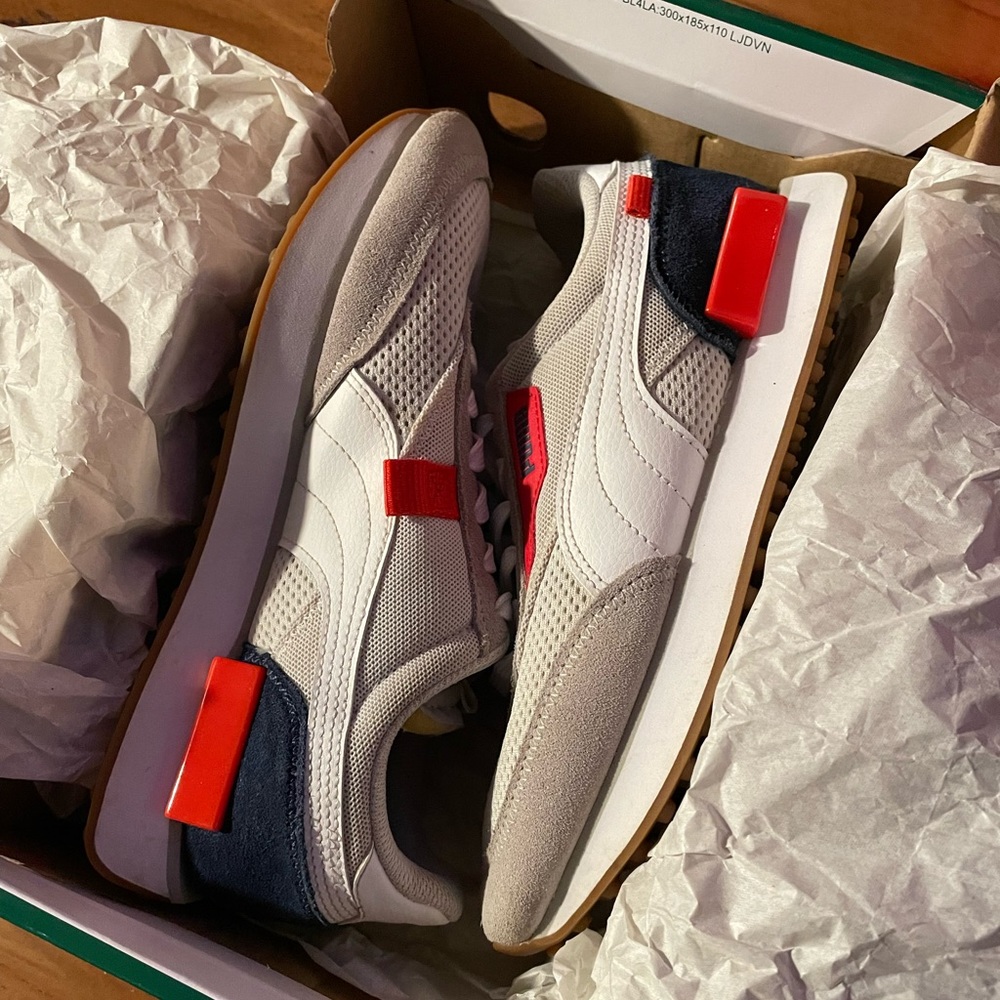 Puma Future Rider Stream On 'White Red - Picture 4 of 7